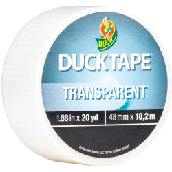 Duck Brand Transparent Duct Tape, 1.9 Inches x 20 Yards 2132570