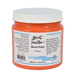 Image for Sax Acrylic Mural Paint, 33.8 Ounces, Orange from School Specialty