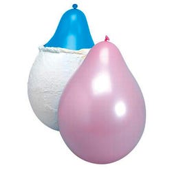 Hygloss Rubber Round Balloon, 9 in, Assorted Color, Pack of 144, Item Number 200099