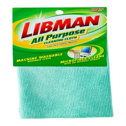 Image for Libman All-Purpose Microfiber Dust Cloths, 12 x 12 Inches, Green from School Specialty