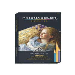 Prismacolor Verithin Non-Smearing Colored Pencils, Assorted Colors, Set of 36, Item Number 201839