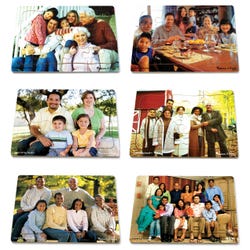 Image for Melissa & Doug Multicultural Family Puzzles, 12 Pieces Each, Set of 6 from School Specialty