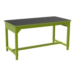 Diversified Spaces Workbench, Adjustable Height, High Pressure Laminate Top, Steel Frame 4001802