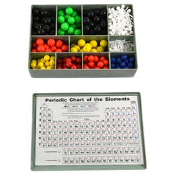 Image for EISCO Organic and Inorganic Chemistry Molecular Atomic Model Set, 520 Pieces with Hard Plastic Case from School Specialty