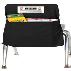 Image for Seat Sack Storage Pocket, Standard, 14 Inches, Black from School Specialty