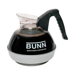 Image for Bunn-O-Matic Unbreakable Decanter for Regular Coffee, 12 Cup, Stainless Steel, Clear and Black from School Specialty