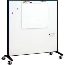 Image for Quartet Motion Room Divider, 48 x 72 Inches, Graphite Frame from School Specialty