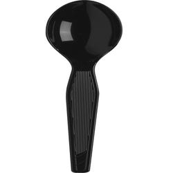 Image for Dixie Foods Durable Heavyweight Shatter Resistant Teaspoon, Plastic, Black, Pack of 1000 from School Specialty