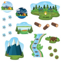 Image for Sportime Wilderness Sensory Pathway Set, 27 Decals from School Specialty