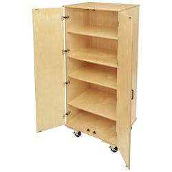 Image for Classroom Select Medium Storage with Adjustable Shelf, 29-1/2 x 24 x 67 Inches from School Specialty