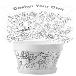 Image for Snapins Design Your Own Flower Pot, 4 Inserts from School Specialty