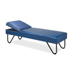 Image for Clinton Industries Raised Padded Headrest Recovery Couch With Chrome Legs 72x27x18 from School Specialty
