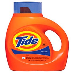 Image for Tide Original Laundry Detergent, Concentrate Liquid, 46 Fluid Ounces, Original Scent, Case of 6 from School Specialty