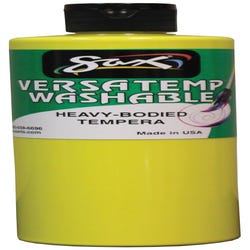 Sax Versatemp Washable Heavy-Bodied Tempera Paint, 1 Pint, Yellow Item Number 1592667