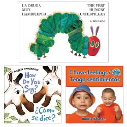 Image for Achieve It! Dual Language Books Variety Pack, English and Spanish, Grade PreK to K, Set of 10 from School Specialty