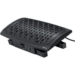 Image for Fellowes Climate-Control Footrest, 16-1/2 x 10 x 5-1/2 Inches, Black from School Specialty