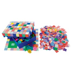 Image for Roylco Petite Square Mosaic Tile Paper, 3/4 x 3/4 Inches, Pack of 2000 from School Specialty