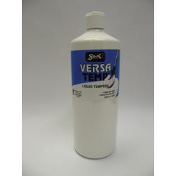 Sax Versatemp Heavy-Bodied Tempera Paint, 1 Quart, White Item Number 1440706