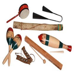 Image for Rhythm Band Multicultural Instruments Set, 11 pieces from School Specialty