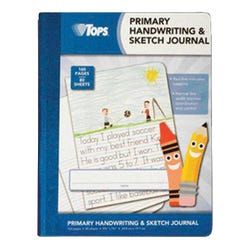 Tops Primary Journal for Handwriting and Sketching, 7-1/2 x 9-3/4 Inches, 80 Sheets Item Number 1494942