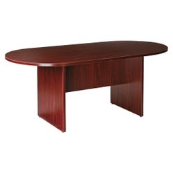 Image for Classroom Select Oval Conference Table, 72 x 36 x 29-1/2 Inches, Mahogany from School Specialty