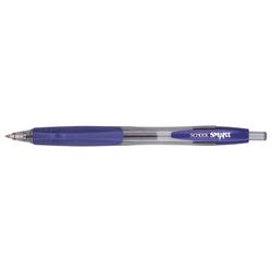 School Smart Retractable Gel Pens with Grip, Blue Ink, Pack of 12 Item Number 1570507