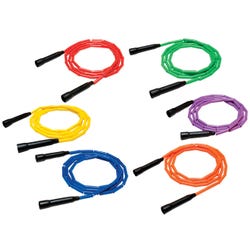 Image for Sportime Gradestuff Link Jump Ropes, 8 Feet, Set of 6, Assorted Colors from School Specialty