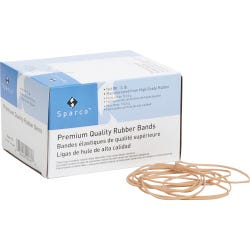 Image for Business Source High Quality Rubber Bands, Size 19, 1/4 Pound, Natural, Box of 425 from School Specialty