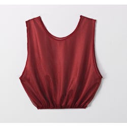 Image for Sportime Adult Mesh Scrimmage Vest, Maroon from School Specialty