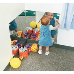 Image for Childcraft Wall Mirrors, 23-3/4 x 23-3/4 Inches, Set of 2 from School Specialty