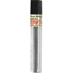 Image for Pentel Super Hi-Polymer Extra Strong Mechanical Pencil Lead Refill, 0.5 mm, Black, Pack of 12 Lead in 1 Tube from School Specialty
