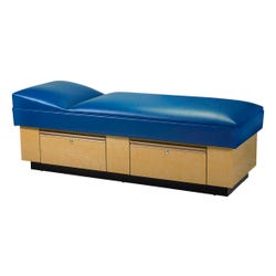 School Health S Varsity Custom Recovery Couch with Aluminum Drawer Pulls, 72 x 27 x 25 Inches 4001875