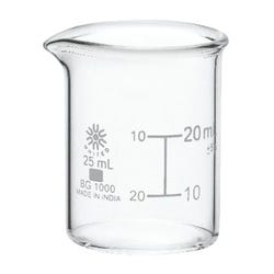 United Scientific Beakers, Low Form, Borosilicate Glass, 25ml, Item Number 2089943