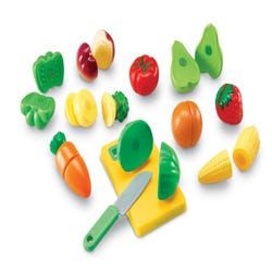 Image for Learning Resources Pretend and Play Sliceable Fruits and Veggies, Set of 23 from School Specialty