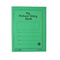 School Smart My Picture Story Book, Grade 1, 5/8 Ruled, 8-1/2 x 11 Inches 2092042