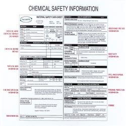 Image for Frey Scientific Chemical Safety Information Poster from School Specialty