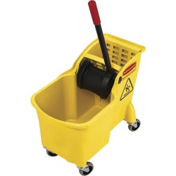 Image for Rubbermaid One Piece Mop Bucket and Wringer Combination, 31 Quart, 32-3/10 x 22-3/5 x 13-3/10 Inches, Yellow from School Specialty
