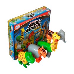 Image for Popular Playthings Mix or Match Animals, Jungle Animals, Set of 16 from School Specialty