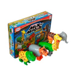 Image for Popular Playthings Mix or Match Animals, Jungle Animals, Set of 16 from School Specialty