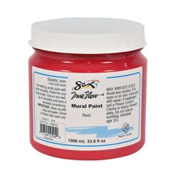 Image for Sax Acrylic Mural Paint, 33.8 Ounces, Red from School Specialty