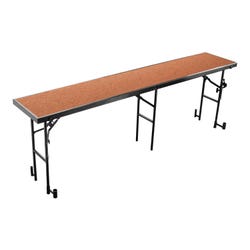 Image for National Public Seating Straight Standing Choral Riser with Hardboard Surface - 96 x 18 x 32 inches from School Specialty