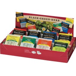 Image for Bigelow 8 Assorted Flavored Tea Tray Pack, Pack of 64 from School Specialty