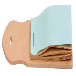 Jack Richeson Sandpaper Block with Wood Handle, Brown, Pack of 12 Item Number 404894