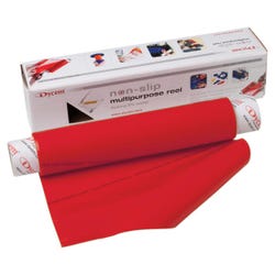 Image for Dycem Non-Slip Material Roll, 8 Inches x 6-1/2 Feet, Red from School Specialty