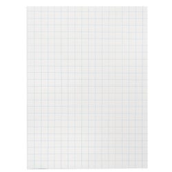 School Smart Graph Paper, 1/2 Inch Rule, 9 x 12 Inches, White, Pack of 500 085475
