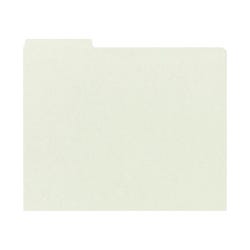Image for Smead Filing Guides with Blank Tabs, Letter, 1/3 Cut Tab, Gray/Green, Pack of 100 from School Specialty