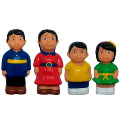 Image for Get Ready Kids Figurines, 5 Inches, Asian Family, Set of 4 from School Specialty