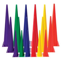 Colored Cones, Medium Weight, 15 Inch, Red 2120764