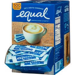 Image for Equal Sugar Substitute Packet, 1 g, Pack of 500 from School Specialty
