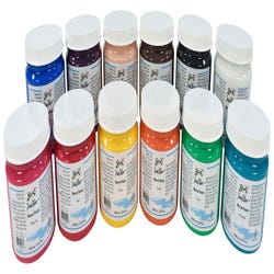 Image for Sax Acrylic Mural Paint Set, 1 Quart Containers, Assorted Colors, Set of 12 from School Specialty